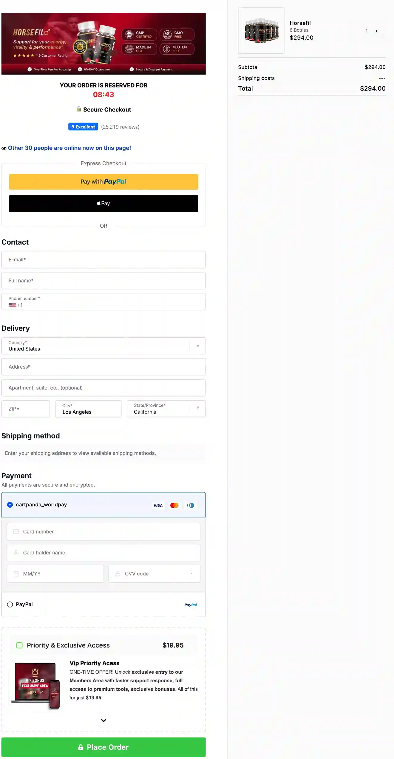 Horsefil Secure Payment – All Major Cards, 256-bit SSL Encrypted, Discreet Processing